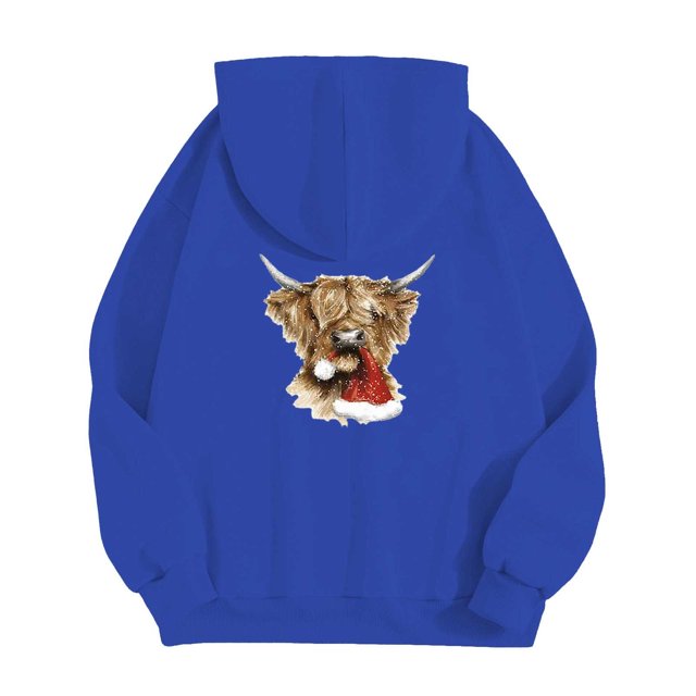 Wyzesi Fleece Sweatshirt Men Men'S Exp Losive Christmas Collection Hooded Sport Sweatshirt