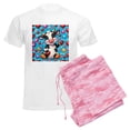 thumbnail image 6 of CafePress - Adorable Cow Has Hearts Pajamas - Men's Light Loose Fit Cotton Pajama Set, 6 of 7