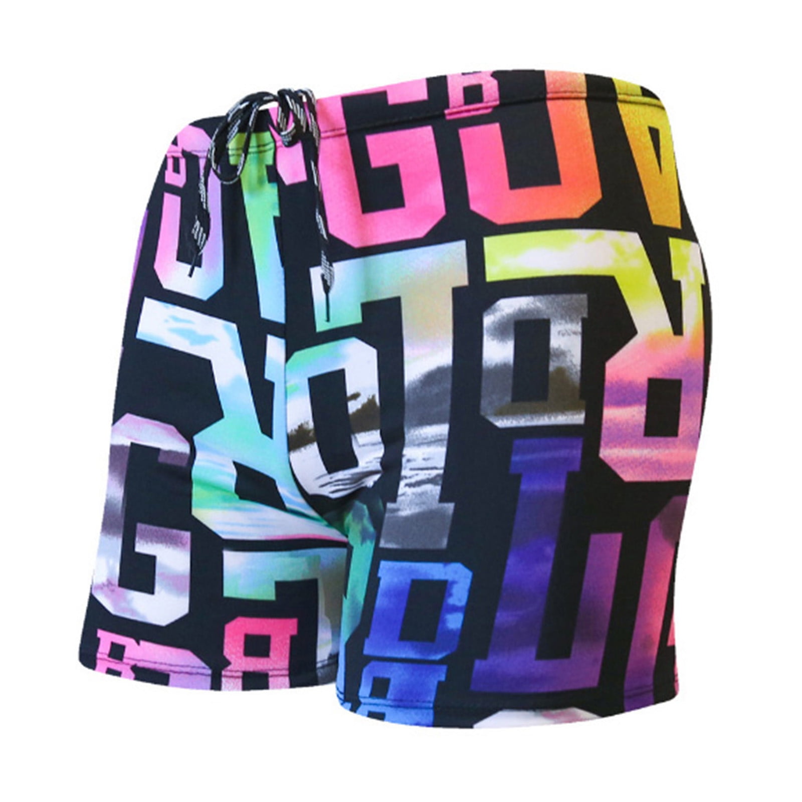 Floleo Clearance Men's Swimming Shorts Boxer Spa Pants Printed Beach