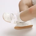 thumbnail image 4 of Yoyauz Baby Girl Mary Jane Shoes Anti Slip Rubber Sole Ballet Slippers Princess Dress Wedding Shoes Newborn Kids Shoes Toddler Shoes（0-12Month）, 4 of 6
