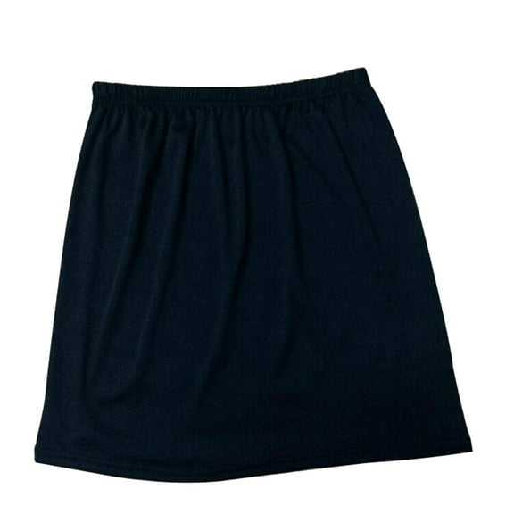 Half Slip Skin Friendly Polyester Underskirt Under Dress Slip for Women Black