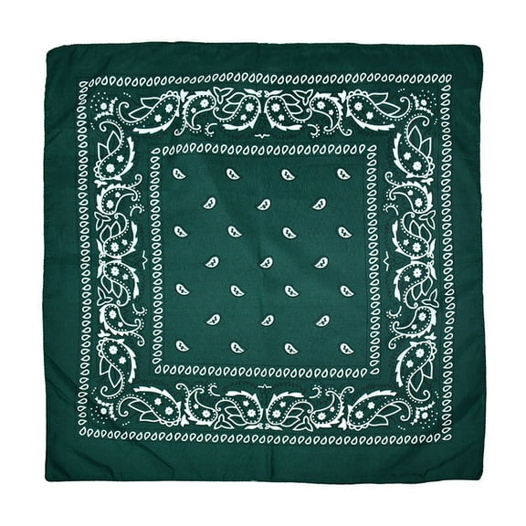 XIPYYKM 1 Pcs Bandanas Multi-Purpose Bandanas Paisley Cowboy Polyester Headbands 22x22 inch