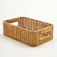 thumbnail image 6 of Rattan Storage Basket Woven Bin Sundries Organizer Hamper Bins Water Tank Grocery Fruit Baskets, 6 of 6