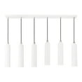 thumbnail image 2 of 46757-69 Livex Lighting Ardmore - 6 Light Linear Pendant in Mid Century Modern Style - 4.5 Inches wide by 16.5 Inches high-Shiny White Finish, 2 of 8