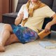 thumbnail image 5 of Balery Colorful Winged Dolphin Pantalones cortos de pijama de punto de algodón para hombre con cinturilla y bolsillos-Large, 5 of 6