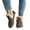 Coffee, variant on Snow Boots for Women Winter Flat Fluffy Warm Faux Fur Lining Anti-Slip Slip on Loafer Casual Outdoor Short Booties Comfortable Lightweight Unisex Couple's Plus Size Shoes