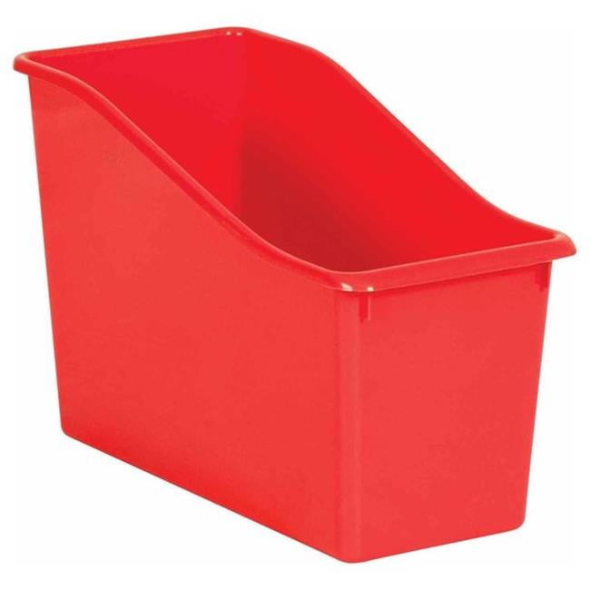 Teacher Created Resources TCR20391 Plastic Book Bin, Red