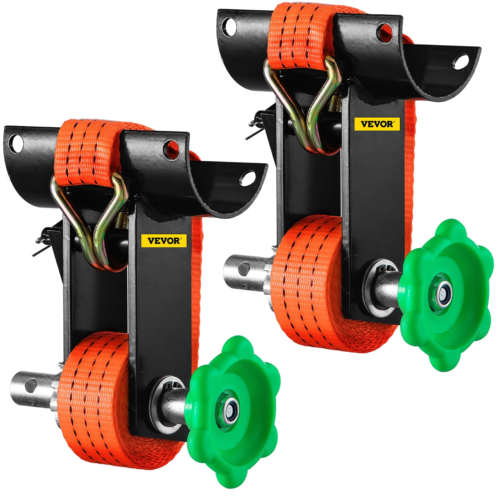 VEVOR 2" OD Round Pipe Steel Ladder Rack Ratchet, 1000 lbs Load