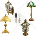 thumbnail image 6 of Uxcell 33 x 16mm  Lamp Finials Caps Knob, Solid Lamp Shade Top Decoration Screw Cap Nuts, Red Bronze 2 Set, 6 of 7