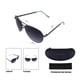 thumbnail image 4 of Lentes de Sol Tommy Hilfiger Eyewear Mujer X67043 Outlook Marco de Metal Gris con Filtro 100% UV, 4 of 5