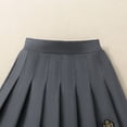 thumbnail image 6 of WOYY Girls High Rise Pleated Skirt School A Line Skirts with Built-In Shorts, Grey, Sizes 3-12, 6 of 8
