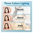 thumbnail image 4 of LED Makeup Mirror With Light Lamp With Storage Desktop Rotating Cosmetic Mirror Light Adjustable Dimming USB Vanity Mirror ,Widely Use, 4 of 7