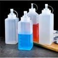 thumbnail image 3 of 800/1000ML Large Diameter Dustproof Plastic Squeeze Sauce Bottle Dressing Bottle, 3 of 3