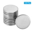 thumbnail image 3 of 24mm Steel Disc, 30Pcs Metal Stamping Blanks Tags Circle Round Metal Plate Strike 2.7mm for Laser Engraving Stamping, 3 of 7
