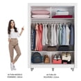 thumbnail image 4 of Ropero Closet Madesa Denver 2 Puertas Con 1 Espejo BM 03, 4 of 5