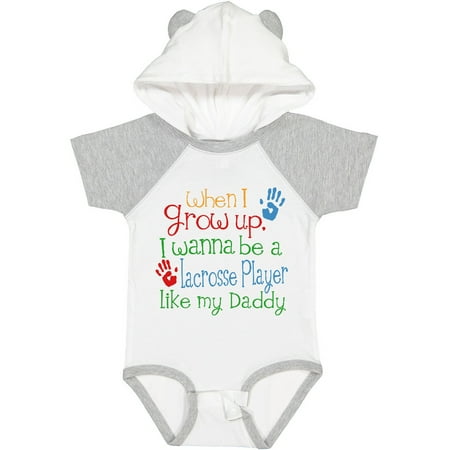 

Inktastic Lacrosse Player Like Daddy Gift Baby Boy or Baby Girl Bodysuit