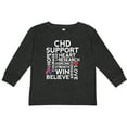 thumbnail image 3 of Inktastic CHD Awareness Month Boys or Girls Long Sleeve Toddler T-Shirt, 3 of 5