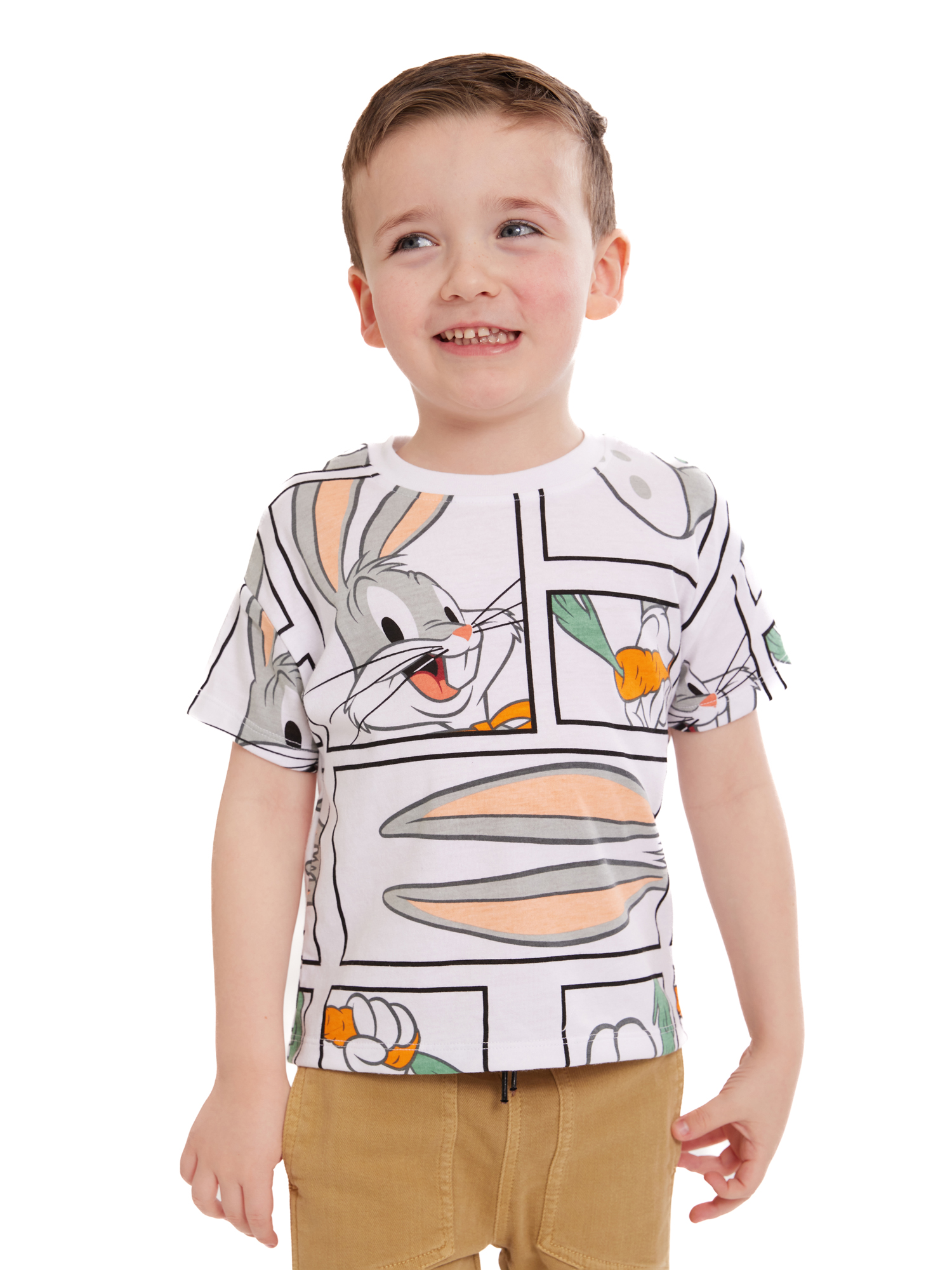 Looney Tunes Toddler Boy Graphic Tees, 2-Pack, Sizes 2T-5T - image 3 of 8