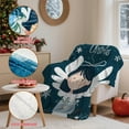 thumbnail image 6 of FastXmas Christmas Throw Blanket Decoration,Christmas Theme Blanket,Reindeer,Gift Box,Pine Tree Printing Xmas Blanket, Cosy and Soft Flannel Blanket for Couch Sofa,Bedroom,Office Napping,39x51 Inch, 6 of 6
