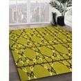 thumbnail image 3 of Ahgly Company Machine Washable Indoor Square Transitional Oak Brown Area Rugs, 8' Square, 3 of 7