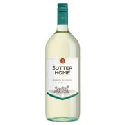 Sutter Home Pinot Grigio California White Wine, 1.5 L Glass Bottle, 13% ABV