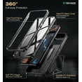 thumbnail image 2 of Dexnor Full Body Case for Google Pixel 8Pro, [Built in Screen Protector and Kickstand] Heavy Duty Military Grade Protection Shockproof Protective Cover for Google Pixel 8 Pro Black, 2 of 6