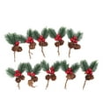 thumbnail image 4 of Christmas Decorations, 10Pcs Delicate Artificial Christmas Picks Red Berry  for Window, 4 of 8