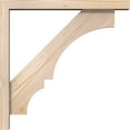 thumbnail image 3 of Ekena Millwork 3 1/2"W x 22"D x 22"H Balboa Block Smooth Bracket w/ Offset Brace, Douglas Fir, 3 of 25