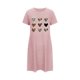 thumbnail image 4 of Camisón corto de mujer, vestido de largo medio con estampado de moda, camisón corto extragrande de mujer, camisón de manga corta con estampado de pecho a la moda, camisón de mujer, 4 of 6
