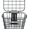 thumbnail image 6 of Bike Cycling Basket Quick Release Front Handlebar Multifunction Wire Basket Large Capacity Electric Bike Basket for Man Boys Woman Girls Black, 6 of 9