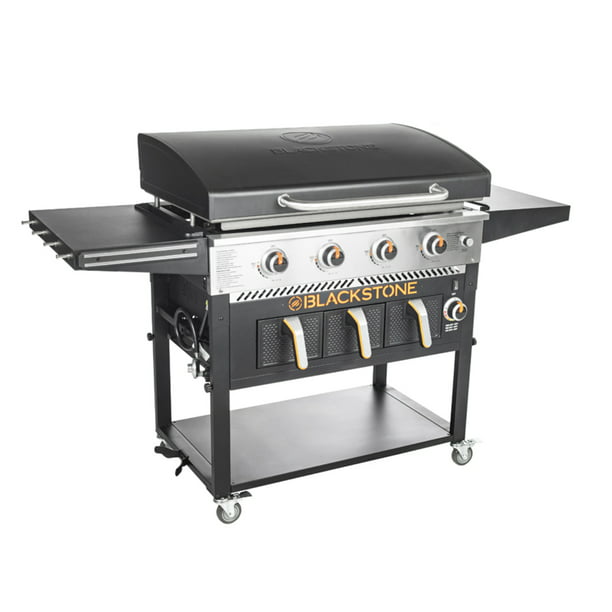 Blackstone 4 Burner 36 Griddle With, Outdoor Propane Griddle With Lid