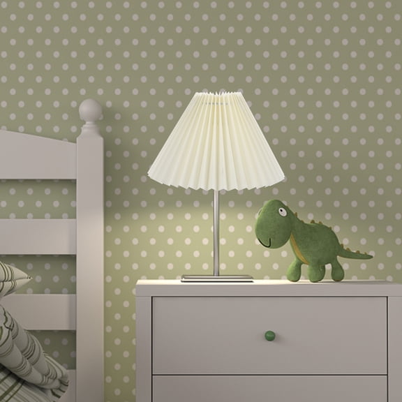 Supvox Barrel Fabric Lamp Shade 2pcs Pleated Chandelier Shades for Table Floor and Desk Lamps