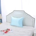thumbnail image 7 of Unique Bargains 1 Piece 100% Silk Pillowcase Light Blue Standard, 7 of 7