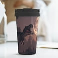 thumbnail image 6 of Vsdgher Dinosaur Moonlit Forest Coffee Mug Pobtable To Stainless Steel Coffee Tumbler Coffee Cups with Lids Thermos for Hot and Cold Drink, 6 of 8