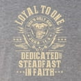 thumbnail image 6 of Wild Bobby, Loyal To One Dedicated Steadfast In Faith | Religious Bible Verse John 14:6 Inspirational/Christian Men Premium Tri Blend Tee, Premium Heather, XX-Large, 6 of 6