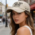 thumbnail image 5 of ddioayh Novelty Retro Funny Not Dead Yet Vintage Baseball Cap Adjustable Unisex Hat Humorous Sarcastic Design For Men And Women, 5 of 5