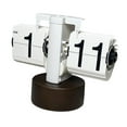 thumbnail image 5 of deevoka Auto Flip Clock Creative Automatic Page Turning Clock for Hotel Office Decor white, 5 of 9