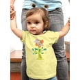 thumbnail image 2 of Boy On The Top Of A Flower T-Shirt Infant -Image by Shutterstock,  18 Months, 2 of 4