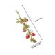 thumbnail image 2 of OUNONA 2Ud Guirnalda De Artificiales Con Fresas Realistas Para Uso Decorativo, 2 of 8