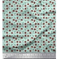 thumbnail image 1 of Soimoi Viscose Chiffon Fabric Dot,Floral & Strawberry Fruits Print Fabric by The Yard 42 Inch Wide, 1 of 1