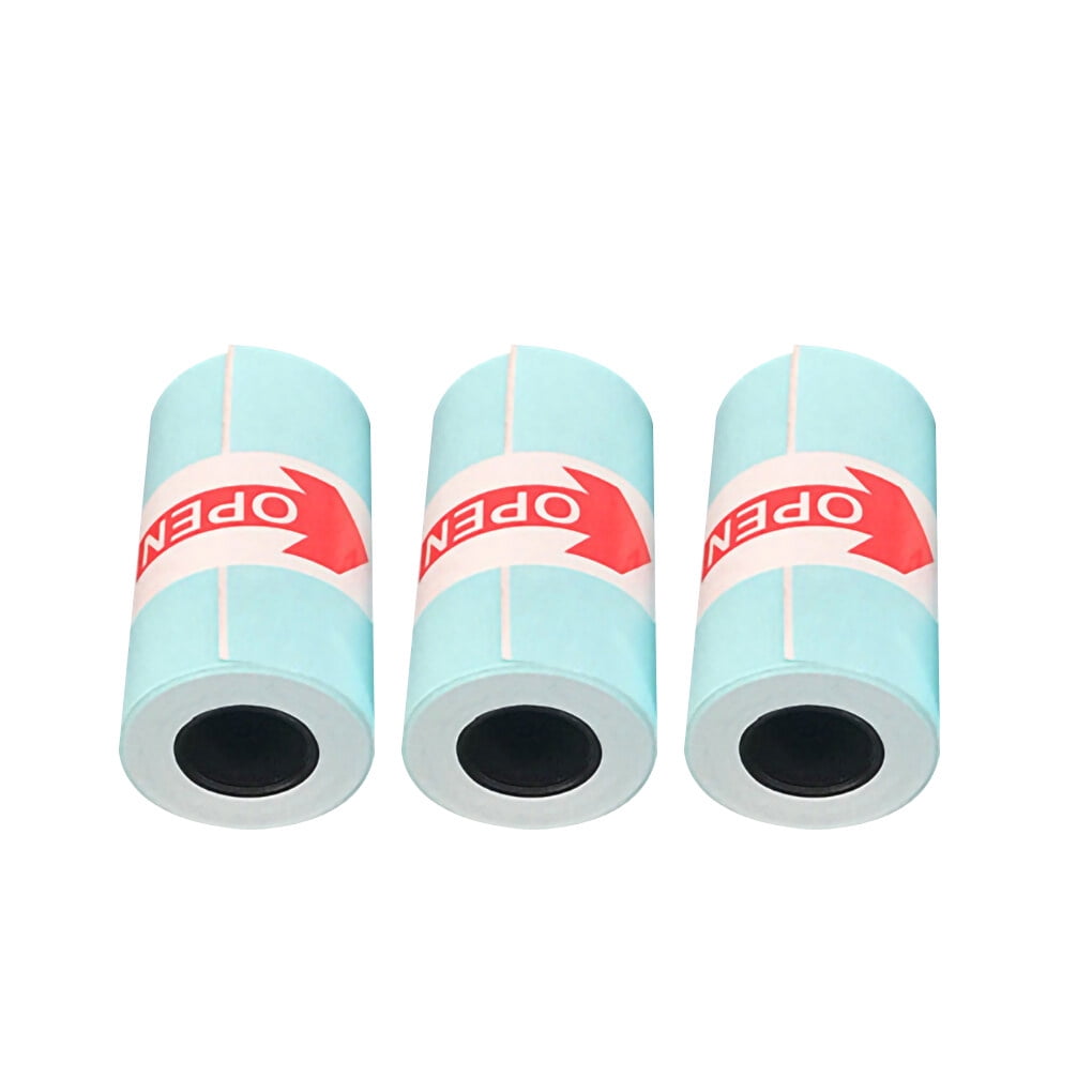 becaristey 3 Rouleaux/ensemble Papier Thermique pour Reçus d'Argent Papier Imprimé pour Hôtel Banque Rouleau de Remplacement Thermique