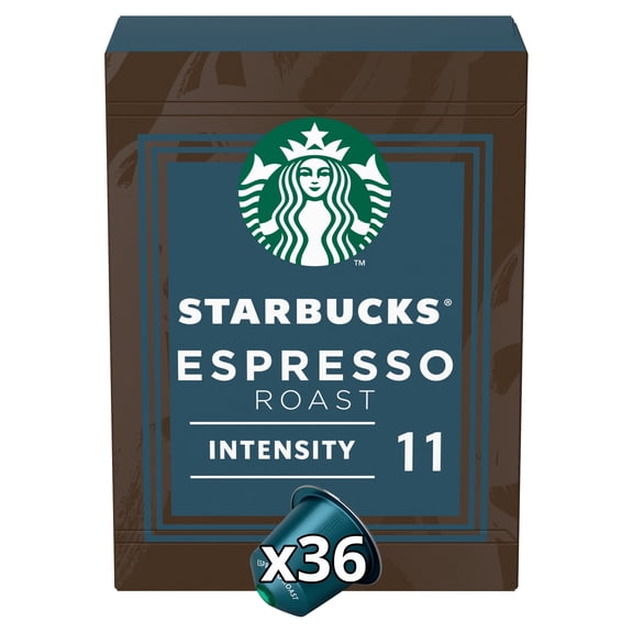 Starbucks Espresso Roast 36 Pods 202G Imported from Britain