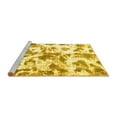thumbnail image 2 of Ahgly Company Machine Washable Indoor Rectangle Oriental Yellow Modern Area Rugs, 7' x 9', 2 of 4