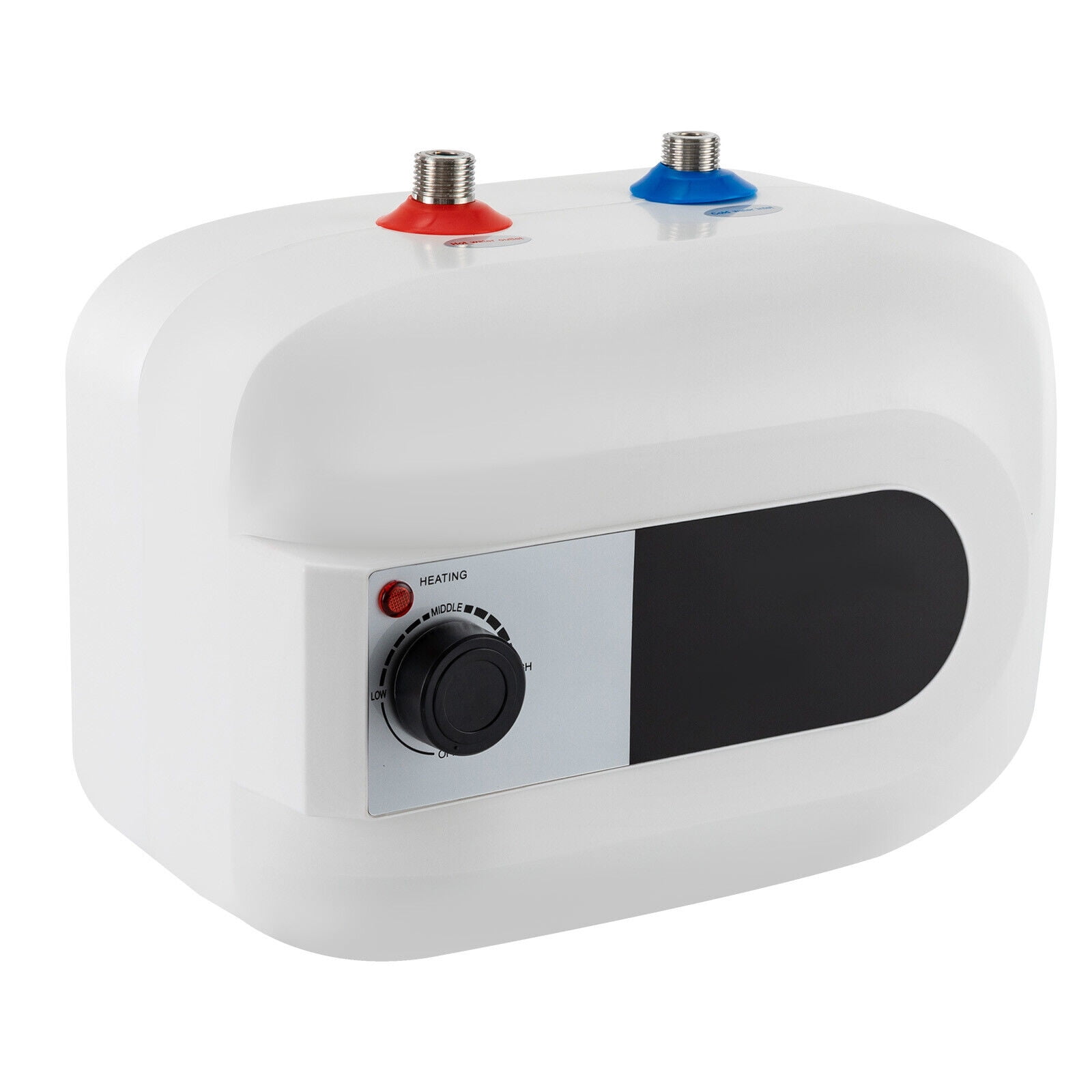 Electric Mini-Tank Water Heater, 110V 1.6 Gallons 1.5KW Instant Point of Use Hot Water Heater for Trailer Bathroom Kitchen Under Sink Counter Cupboard 6L