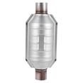 thumbnail image 1 of 2" Inlet/Outlet Universal Catalytic Converter, with O2 Port & Heat Shield 53004 Car Stainless Steel Catalytic Converter, 1 of 1