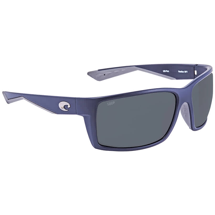 TF 01 OGP Costa Del Mar Fantail Sunglasses Matte Black w/ Polarized Gray Len 