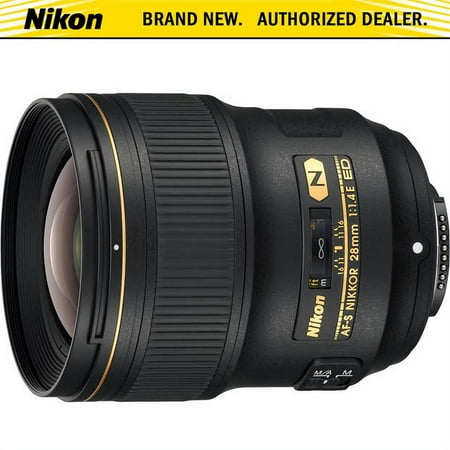 Nikkor AF-S 28mm f/1.4 E ED Wide-Angle Lens for Nikon D3 - Black