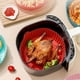 thumbnail image 5 of Almohadillas reutilizables para freidora de aire, pizza frita, pollo, almohadillas para hornear para el hogar (rojo 8.5 pulgadas) Likrtyny Libre de BPA, 5 of 9