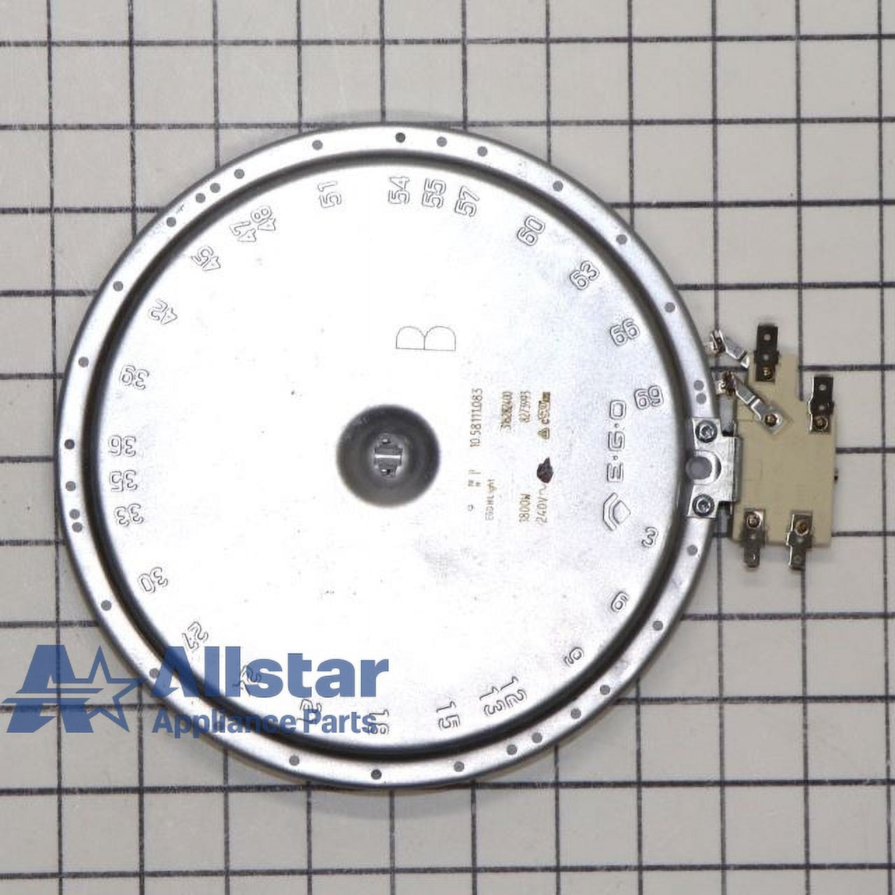 Whirlpool Range/Stove/Oven Radiant Surface Element W10823698