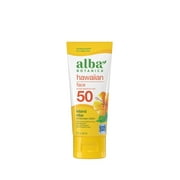 Alba Botanica Hawaiian Face Sunscreen Lotion SPF 50, Island Vibe, 3 fl oz